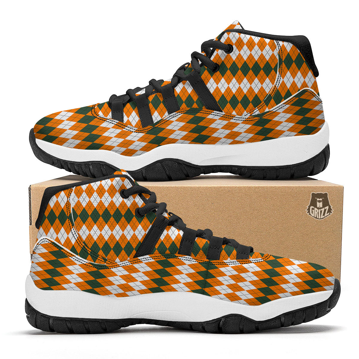Vegetables And Fresh Fruits Print Black Bball Shoes-grizzshop