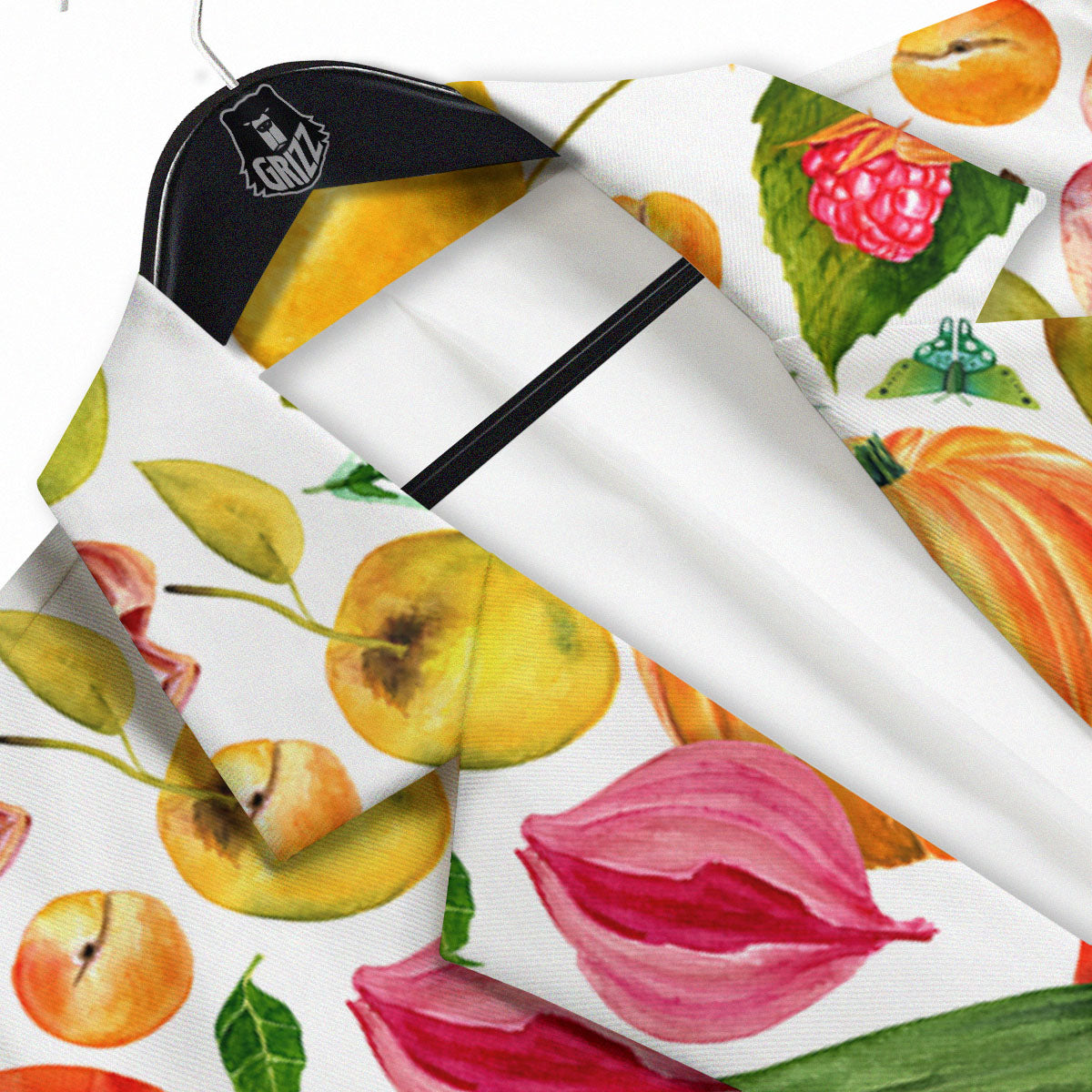 Vegetables And Vegan Fruits Print Pattern Men's Sport Coat-grizzshop