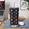 Vegetables Pixel Print Pattern Tumbler-grizzshop