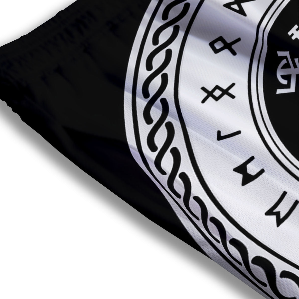 Vegvisir Viking Print Mesh Shorts