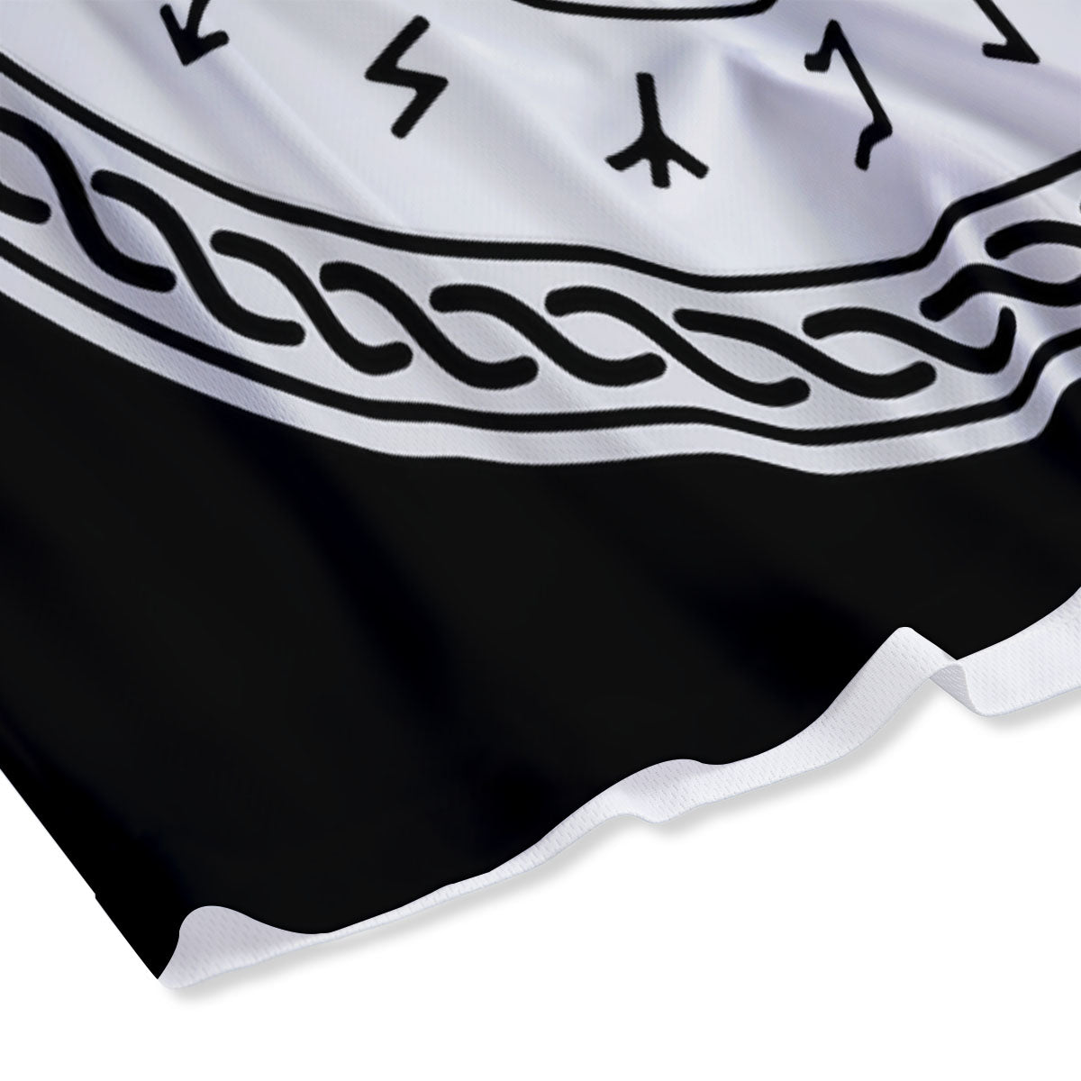 Vegvisir Viking Print Mesh Shorts