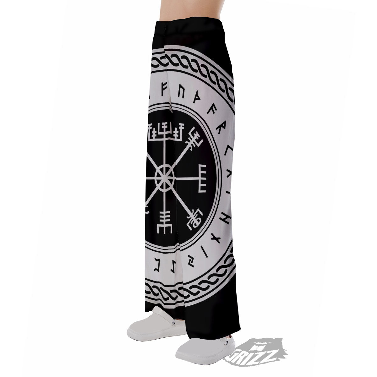 Vegvisir Viking Print Pajama Pants-grizzshop