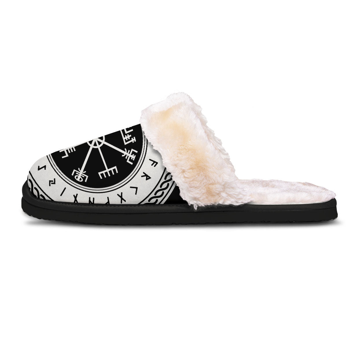 Vegvisir Viking Print Slippers-grizzshop