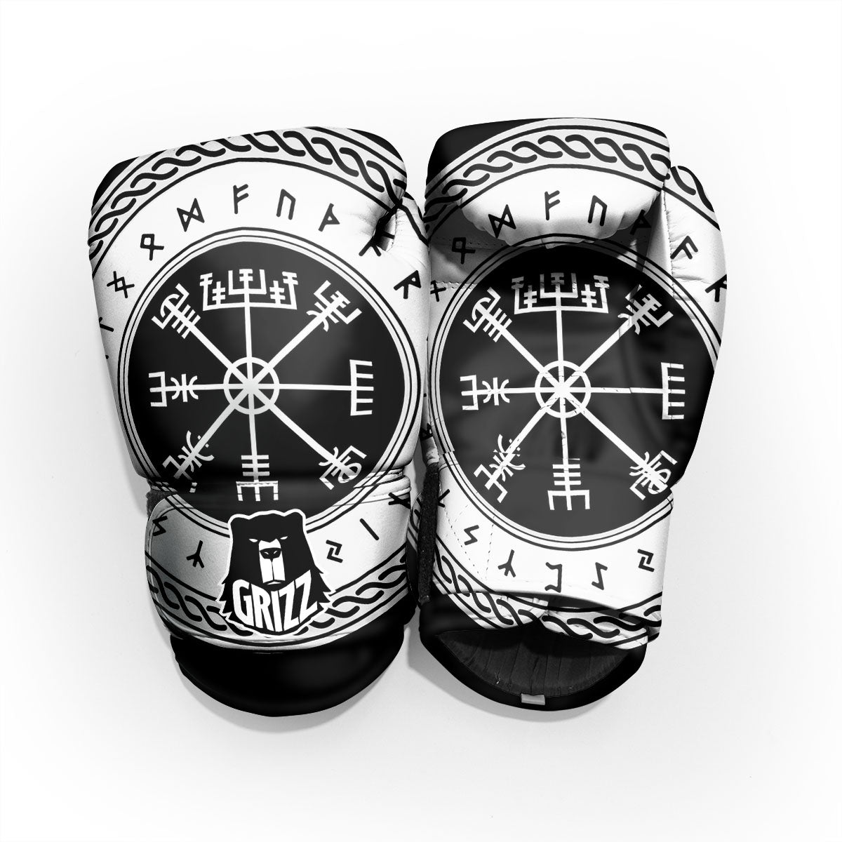 Vegvisir Viking Print Pro Boxing Glove