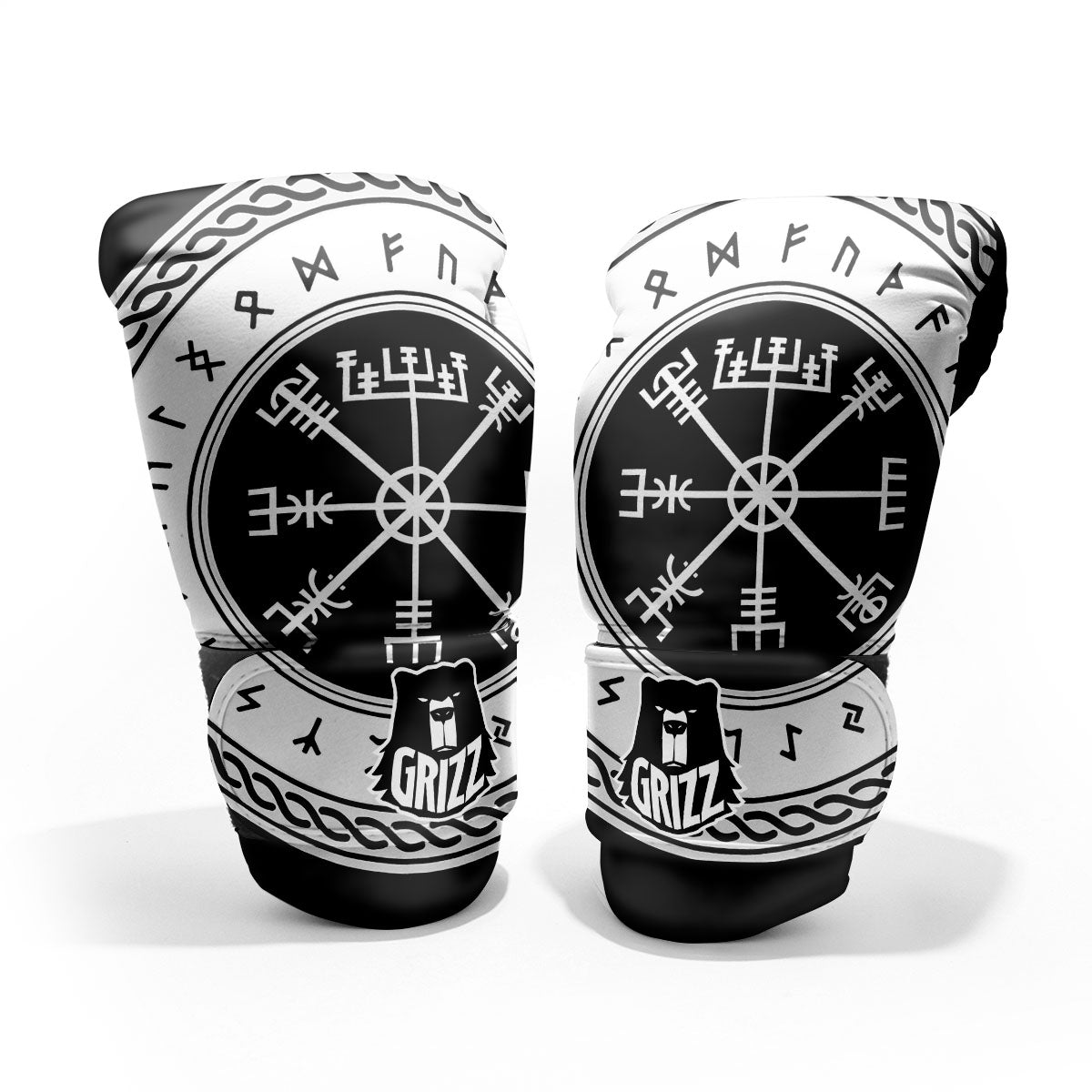 Vegvisir Viking Print Pro Boxing Glove
