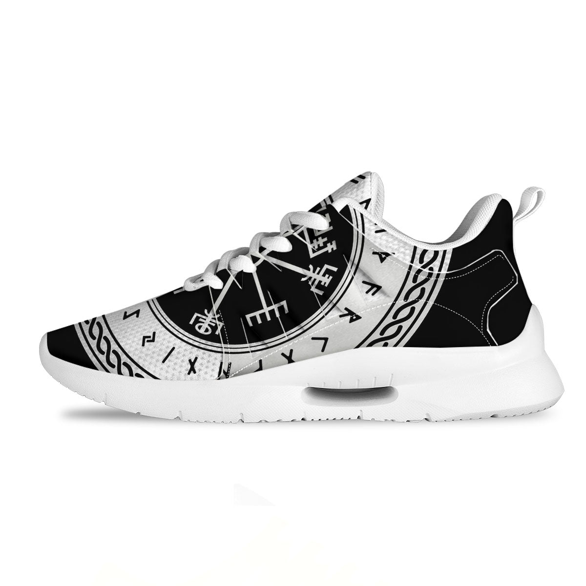 Vegvisir Viking Print Tennis Shoes-grizzshop