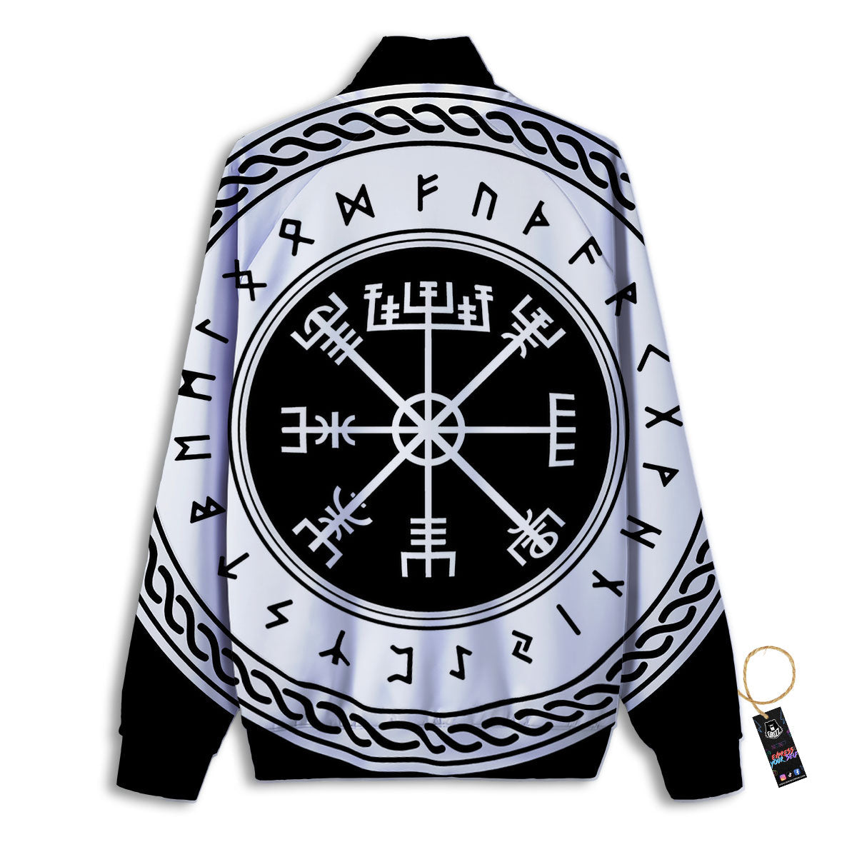 Vegvisir Viking Print Track Jacket-grizzshop
