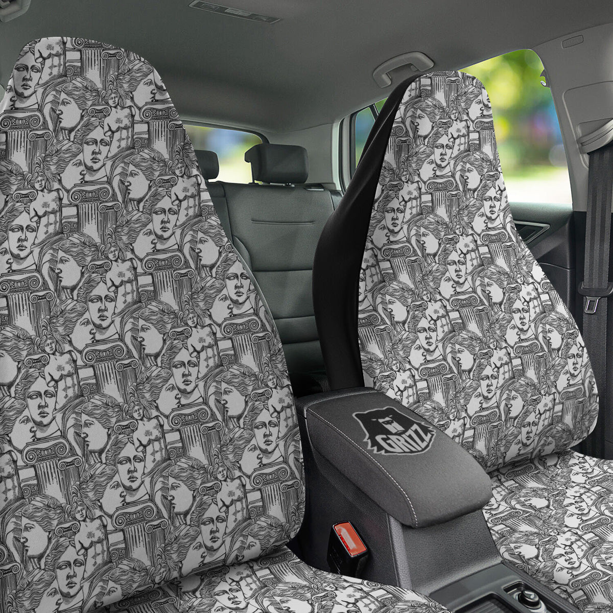 Venus Milos Print Pattern Car Seat Covers-grizzshop