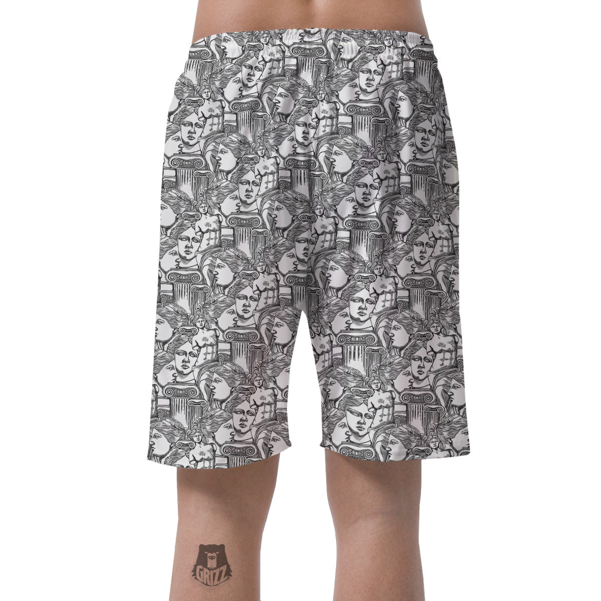 Venus Milos Print Pattern Men's Shorts-grizzshop
