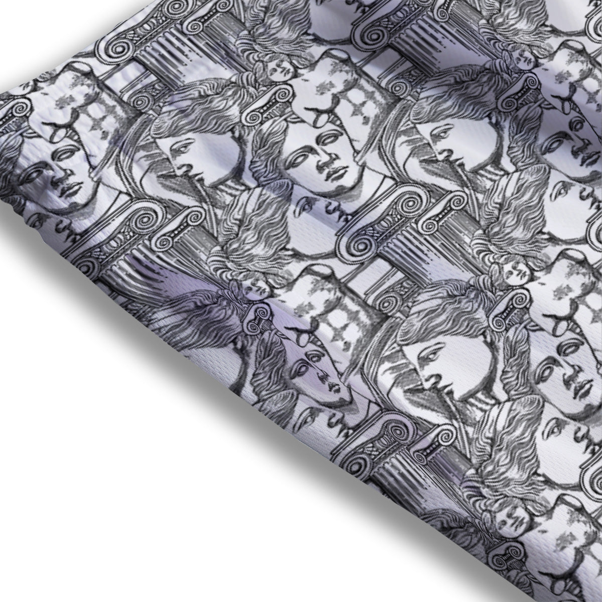 Venus Milos Print Pattern Mesh Shorts-grizzshop