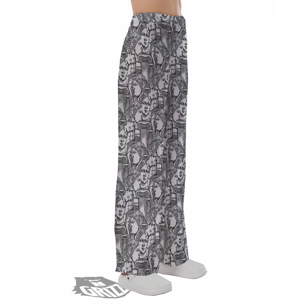 Venus Milos Print Pattern Pajama Pants-grizzshop