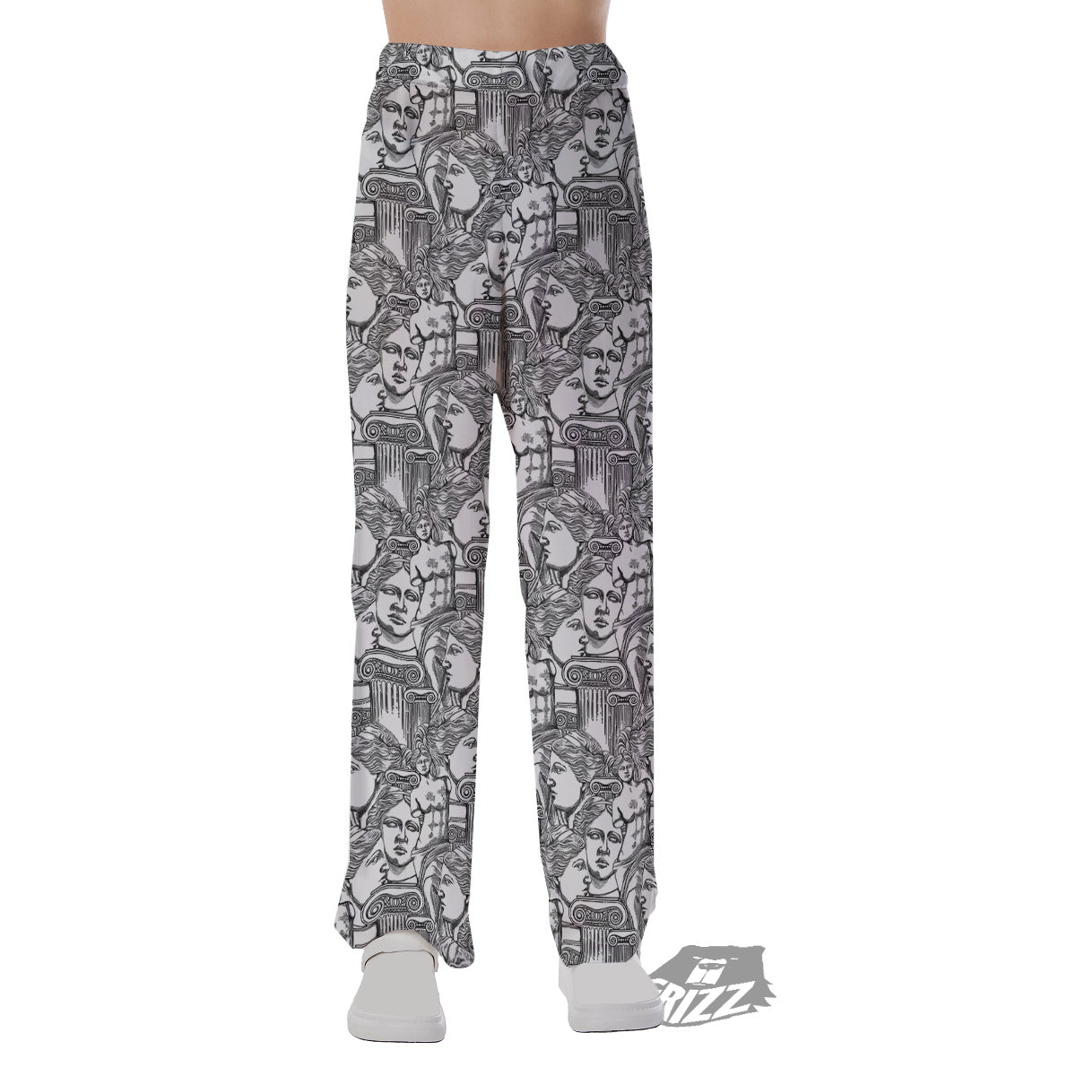 Venus Milos Print Pattern Pajama Pants-grizzshop