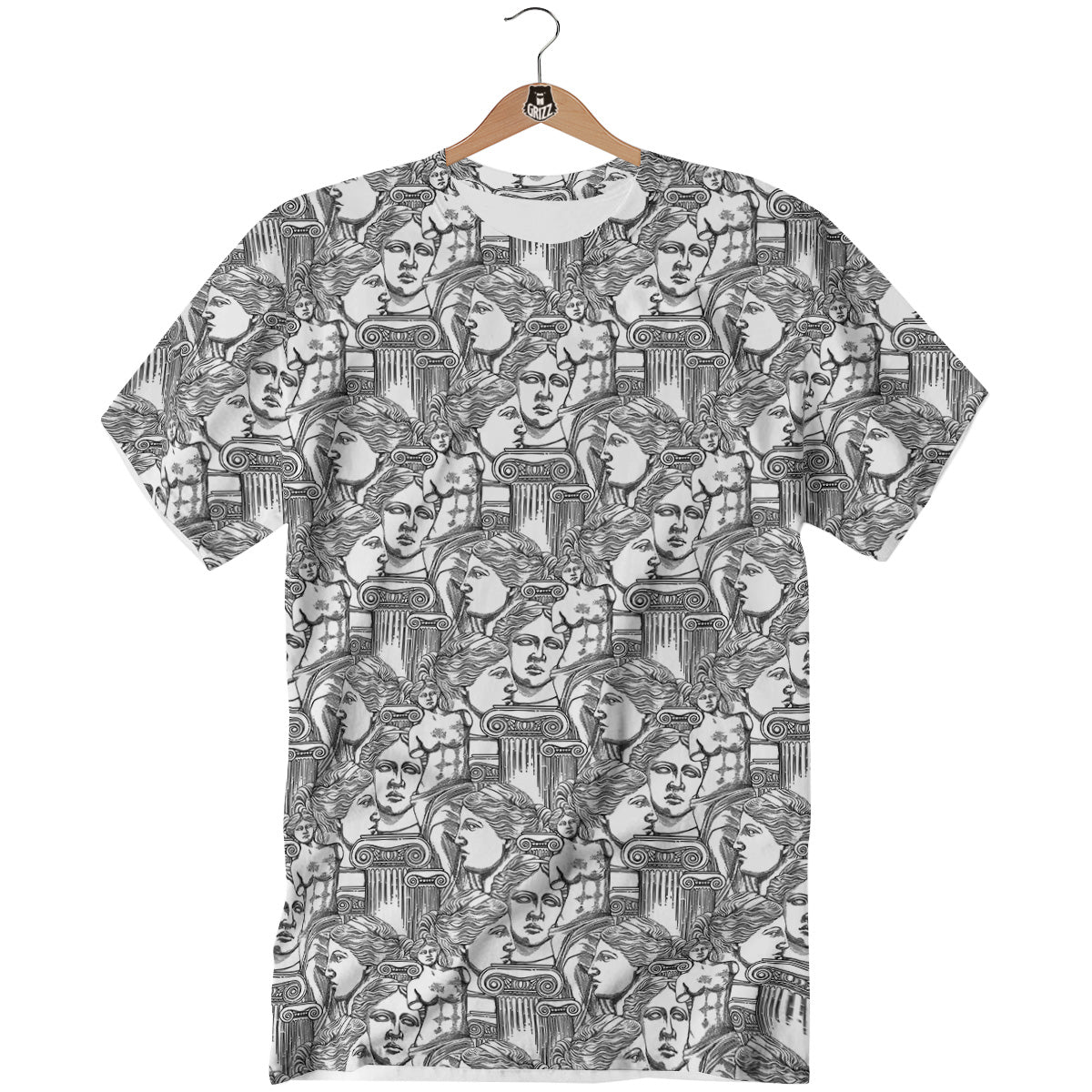 Venus Milos Print Pattern T-Shirt-grizzshop