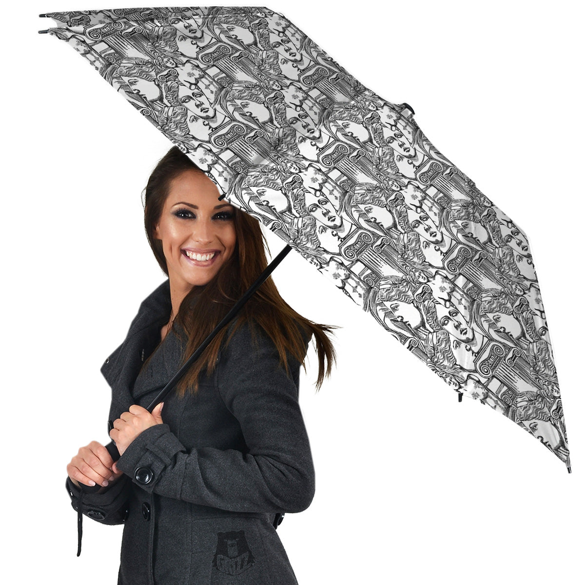 Venus Milos Print Pattern Umbrella-grizzshop