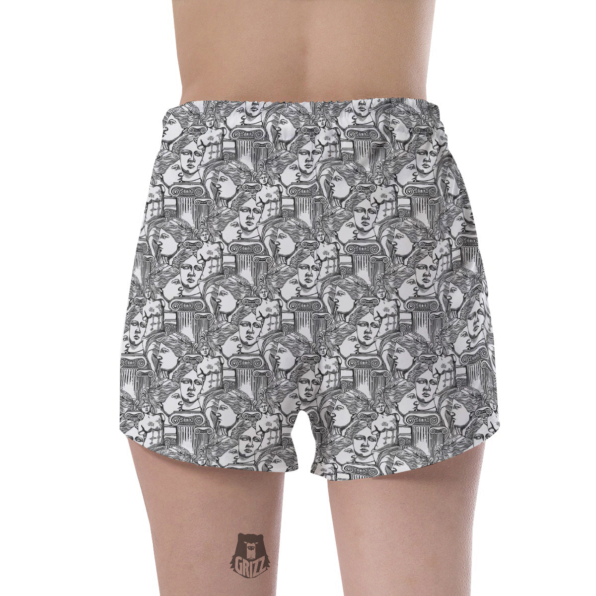 Venus Milos Print Pattern Women's Shorts-grizzshop