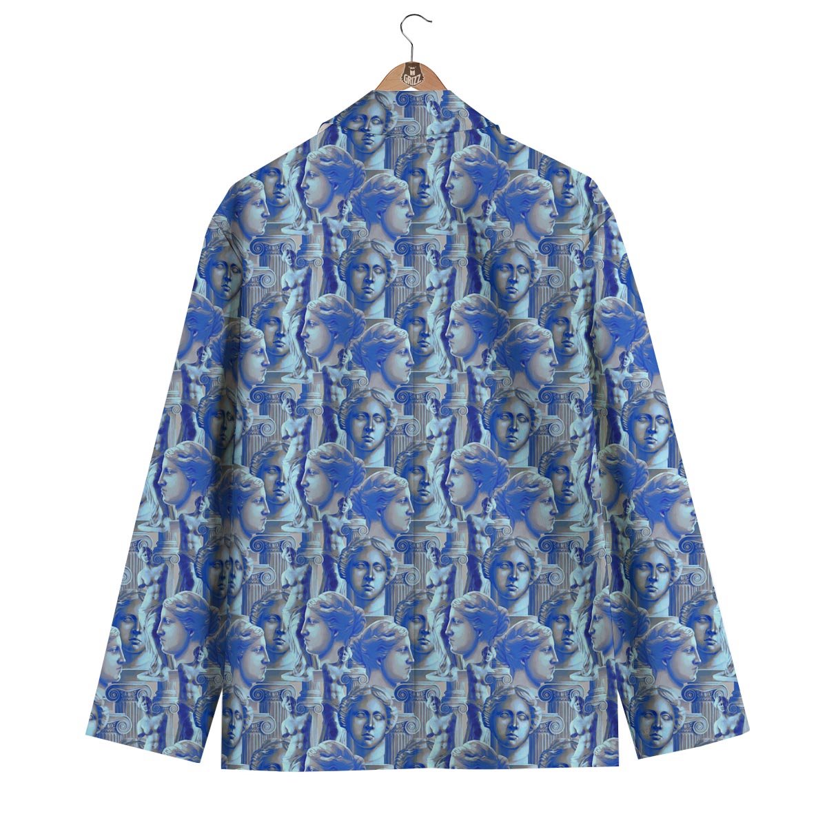 Venus Pattern Print Men's Blazer-grizzshop