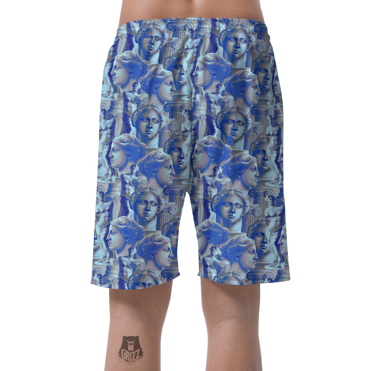 Venus Pattern Print Men's Shorts-grizzshop