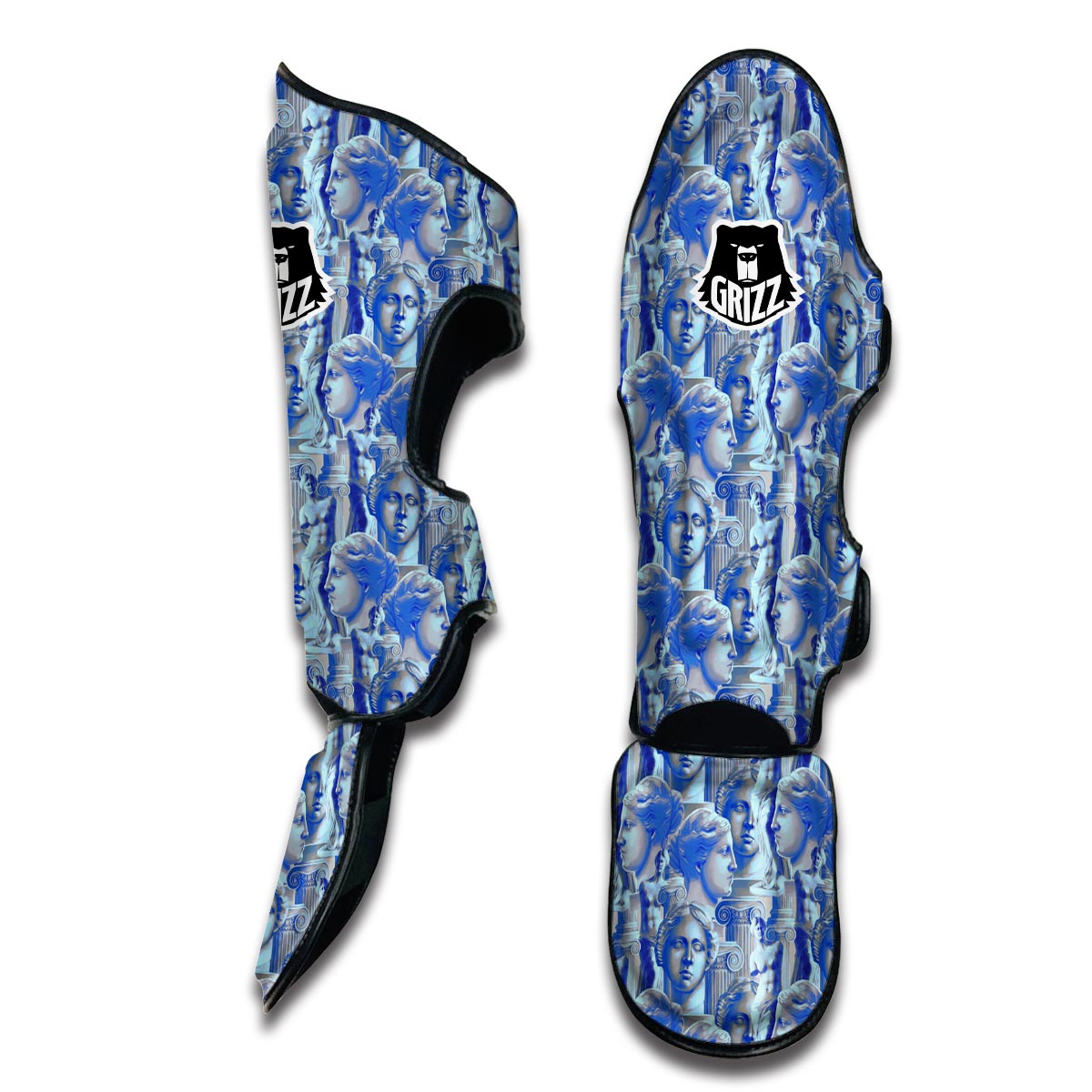 Venus Pattern Print Muay Thai Shin Guards-grizzshop