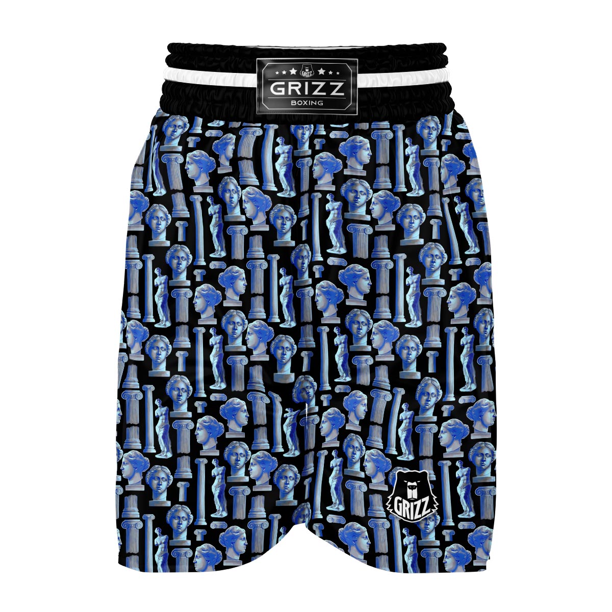 Venus Print Pattern Boxing Shorts-grizzshop