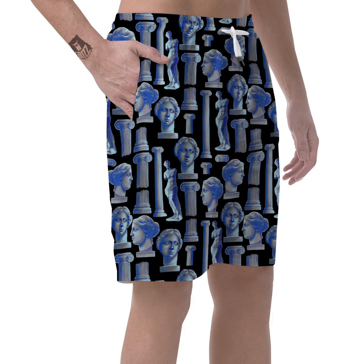 Venus Print Pattern Men's Shorts-grizzshop