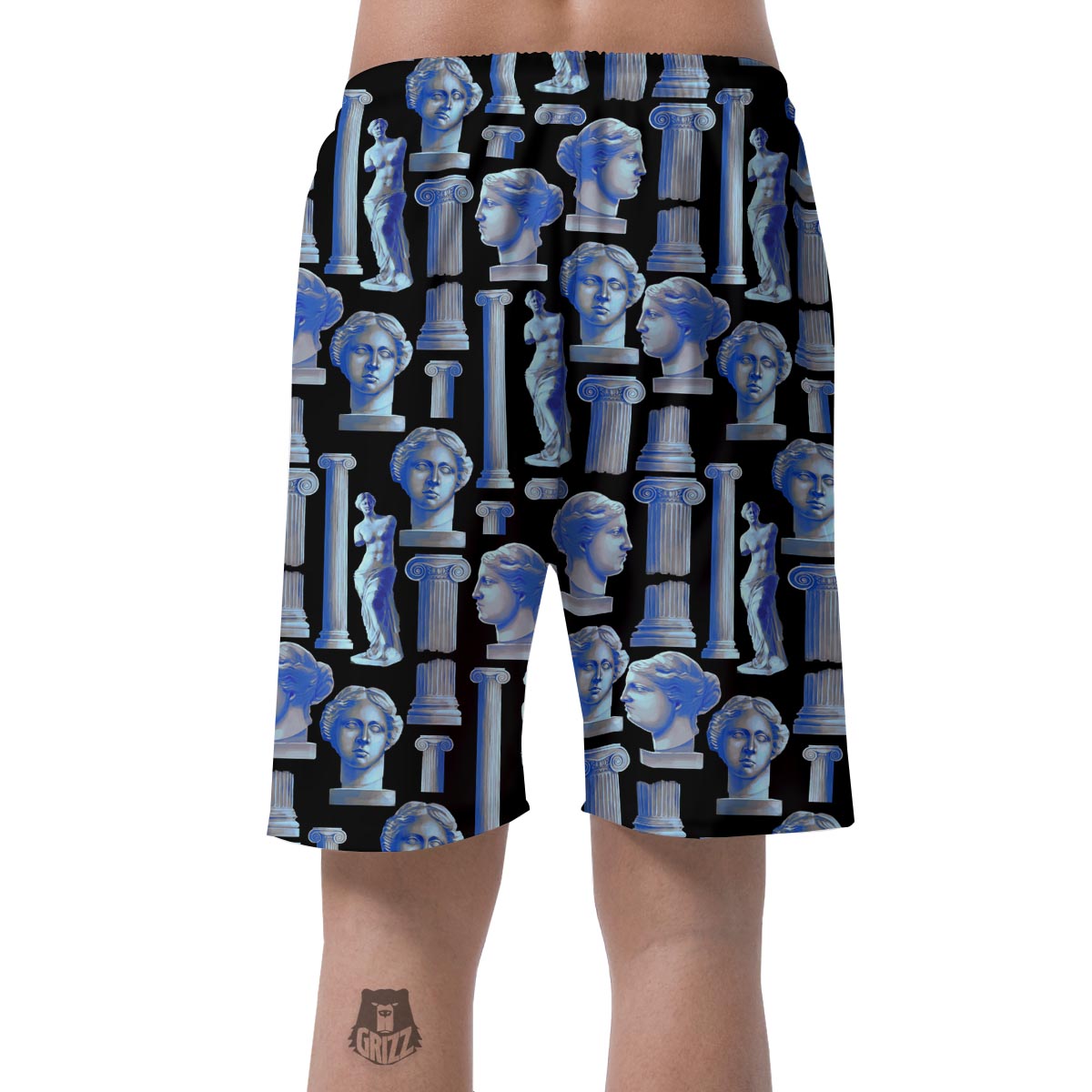 Venus Print Pattern Men's Shorts-grizzshop