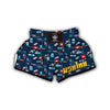 Veterianary Pattern Print Muay Thai Boxing Shorts-grizzshop