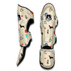 Veterianary Print Pattern Muay Thai Shin Guards-grizzshop