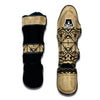 Viking Boat Drakkar Vegvisir Print Muay Thai Shin Guards-grizzshop