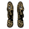 Viking Drakkar Print Muay Thai Shin Guards-grizzshop