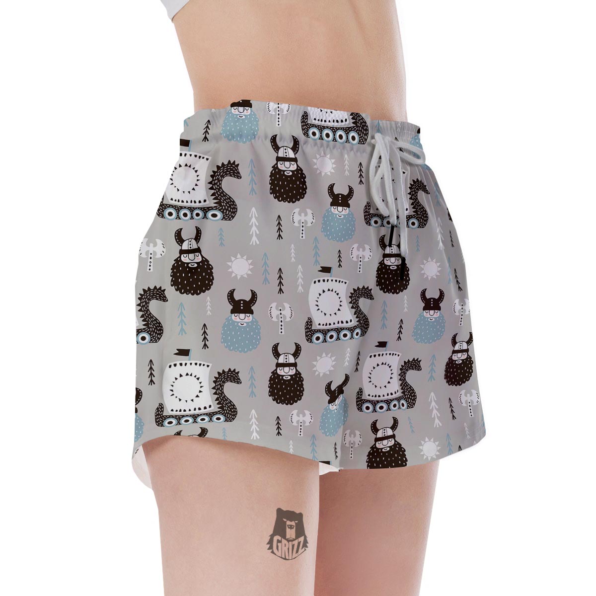 Viking Drakkar Valhalla Women's Shorts-grizzshop