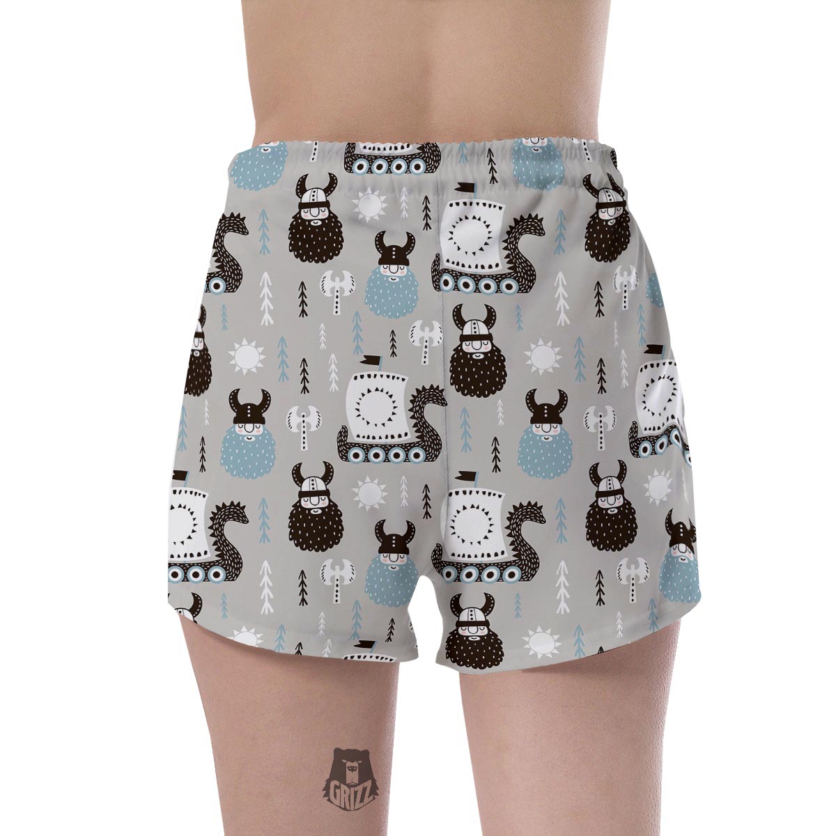 Viking Drakkar Valhalla Women's Shorts-grizzshop