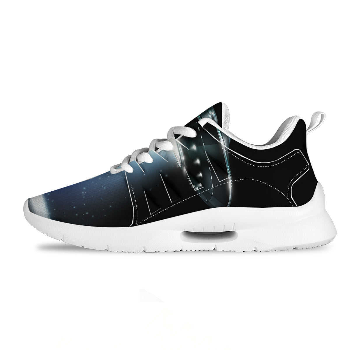 Viking God Odin And Crow Blue Print Tennis Shoes-grizzshop
