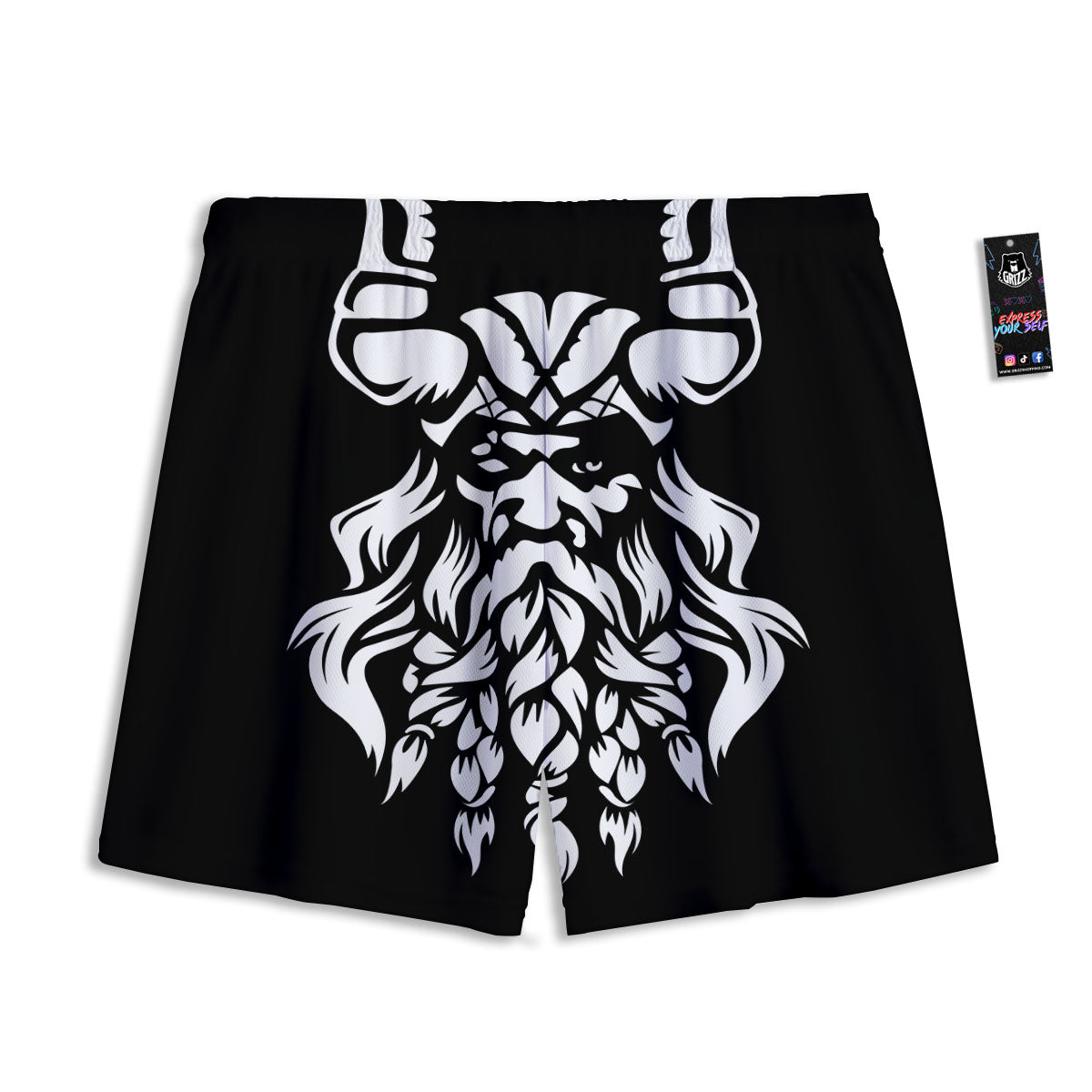 Tropical Leaves Cute Dino Print Pattern Mesh Shorts