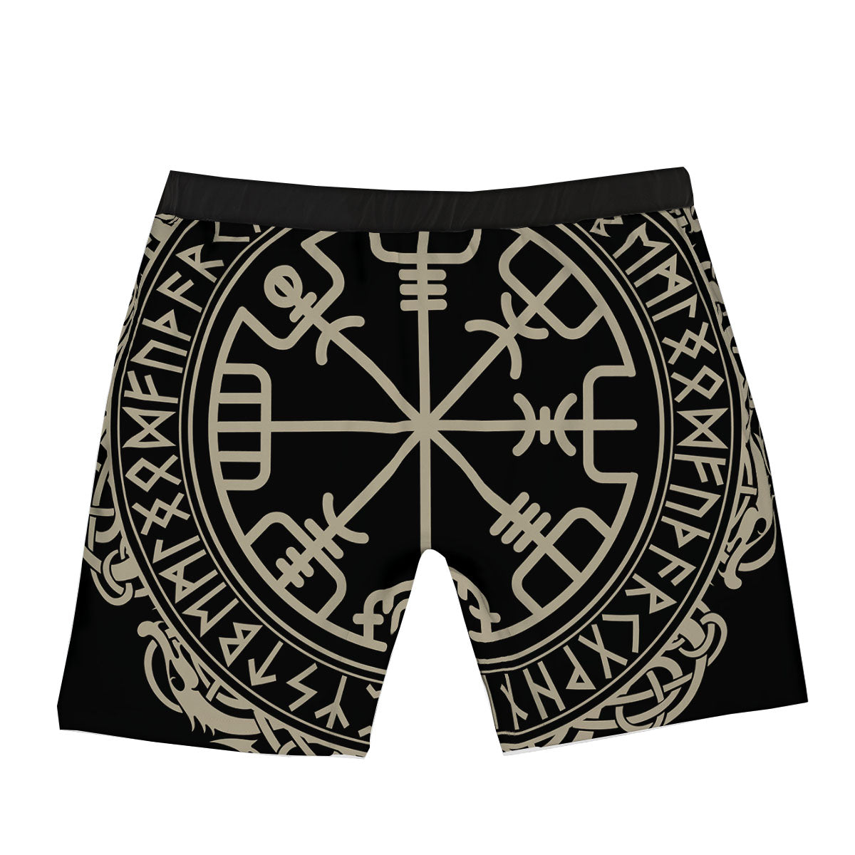 Viking Helm Of Terror Scandinavian Print Boxer Briefs-grizzshop