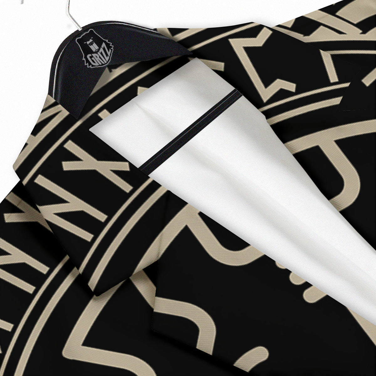 Viking Helm Of Terror Scandinavian Print Men's Sport Coat-grizzshop