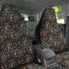 Viking Nordic Warriors Print Pattern Car Seat Covers-grizzshop