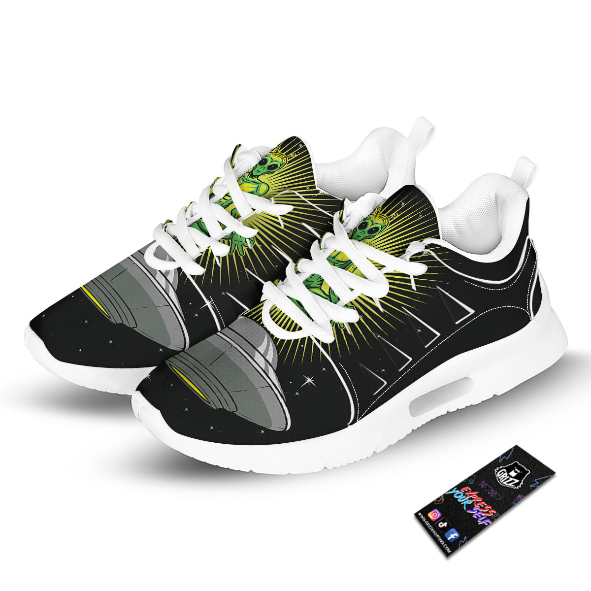 Viking Norse God Odin Blue Print Tennis Shoes-grizzshop