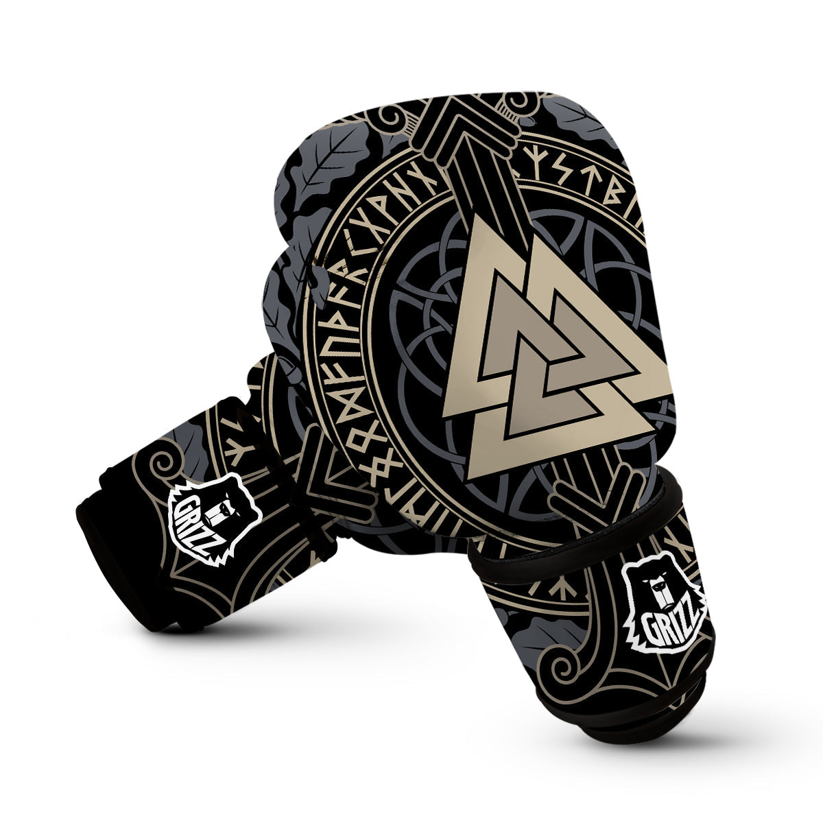 Viking Norse Symbol Boxing Gloves-grizzshop