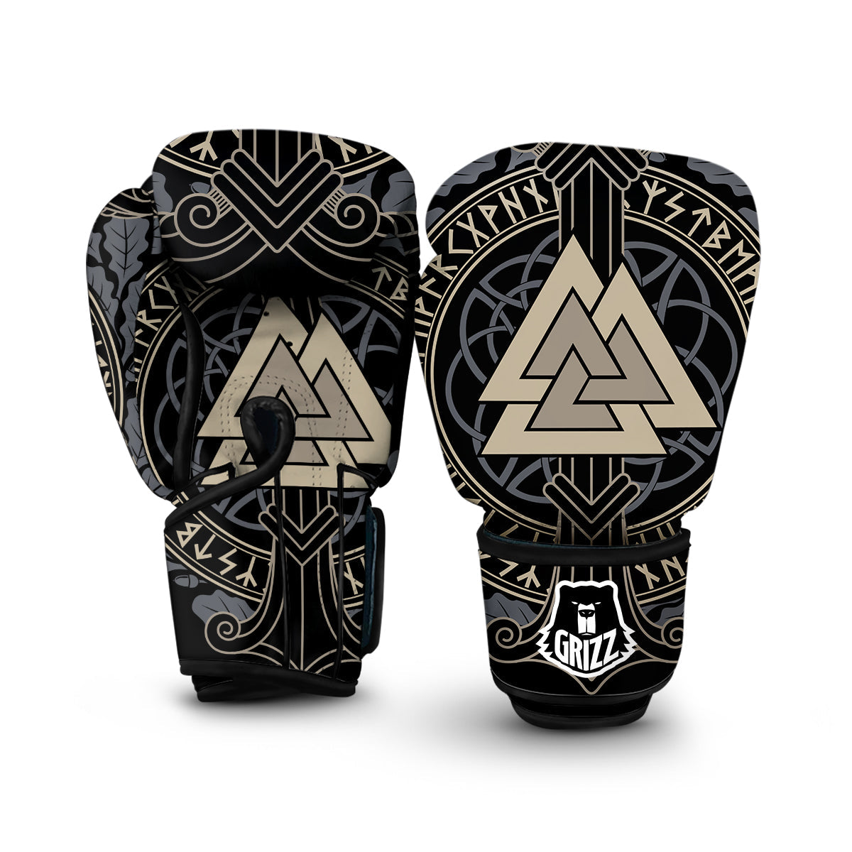 Viking Norse Symbol Boxing Gloves-grizzshop