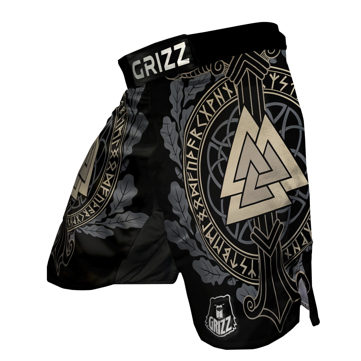 Viking Norse Symbol MMA Shorts-grizzshop