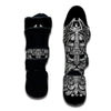 Viking Odin With Wolf Muay Thai Shin Guards-grizzshop