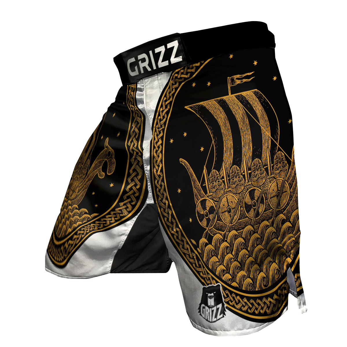 Viking Ship Drakkar MMA Shorts-grizzshop