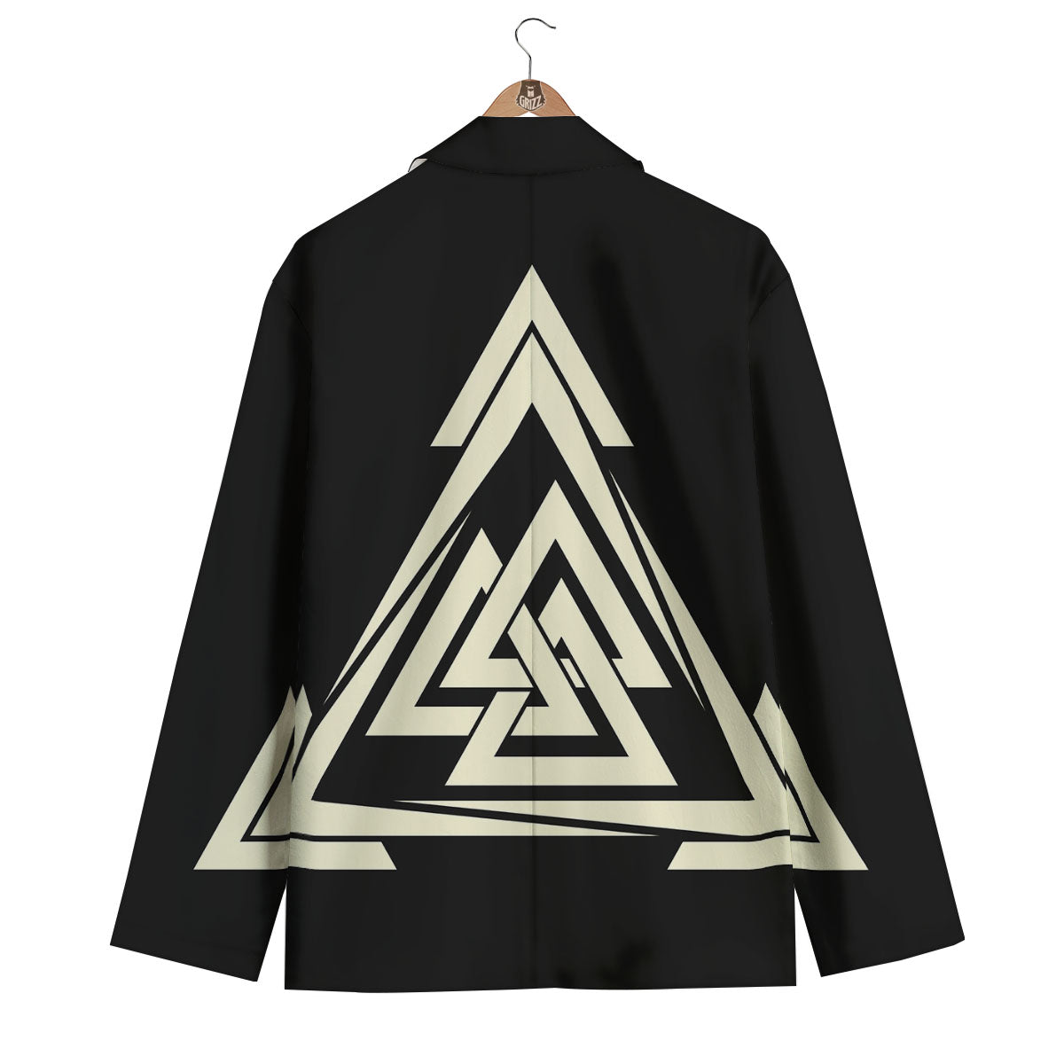 Viking Valknut Scandinavian Symbol Print Men's Blazer-grizzshop