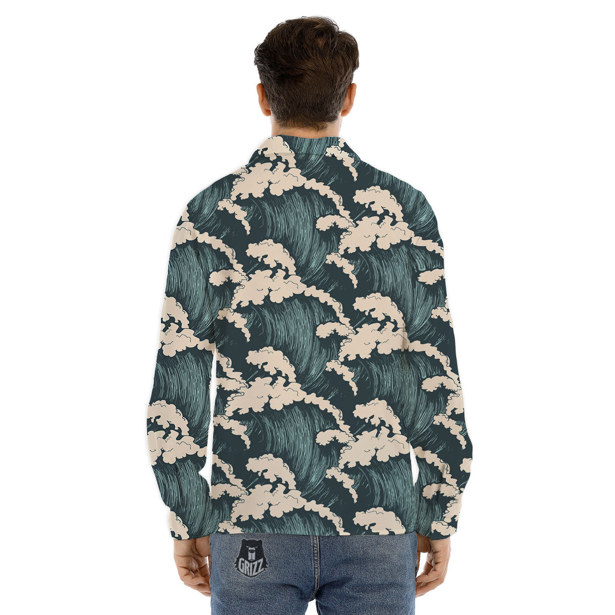 Viking Valknut Scandinavian Symbol Print Men's Dress Shirts-grizzshop