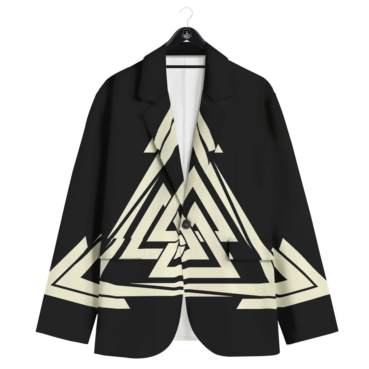 Viking Valknut Scandinavian Symbol Print Men's Sport Coat-grizzshop