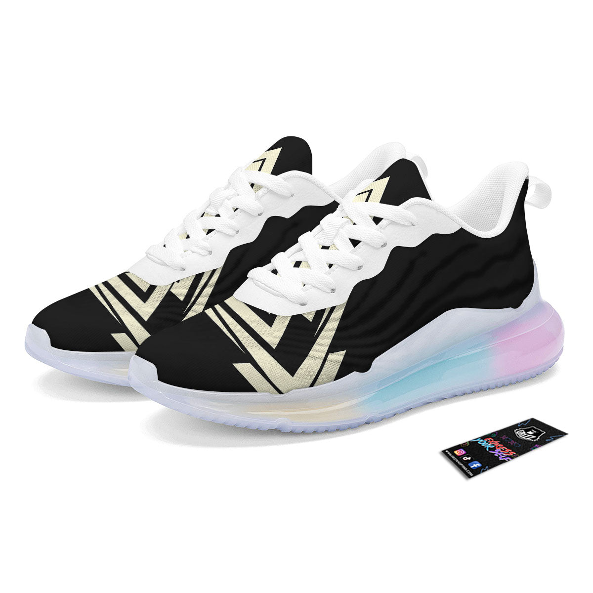 Viking Valknut Scandinavian Symbol Print Running Sneakers-grizzshop