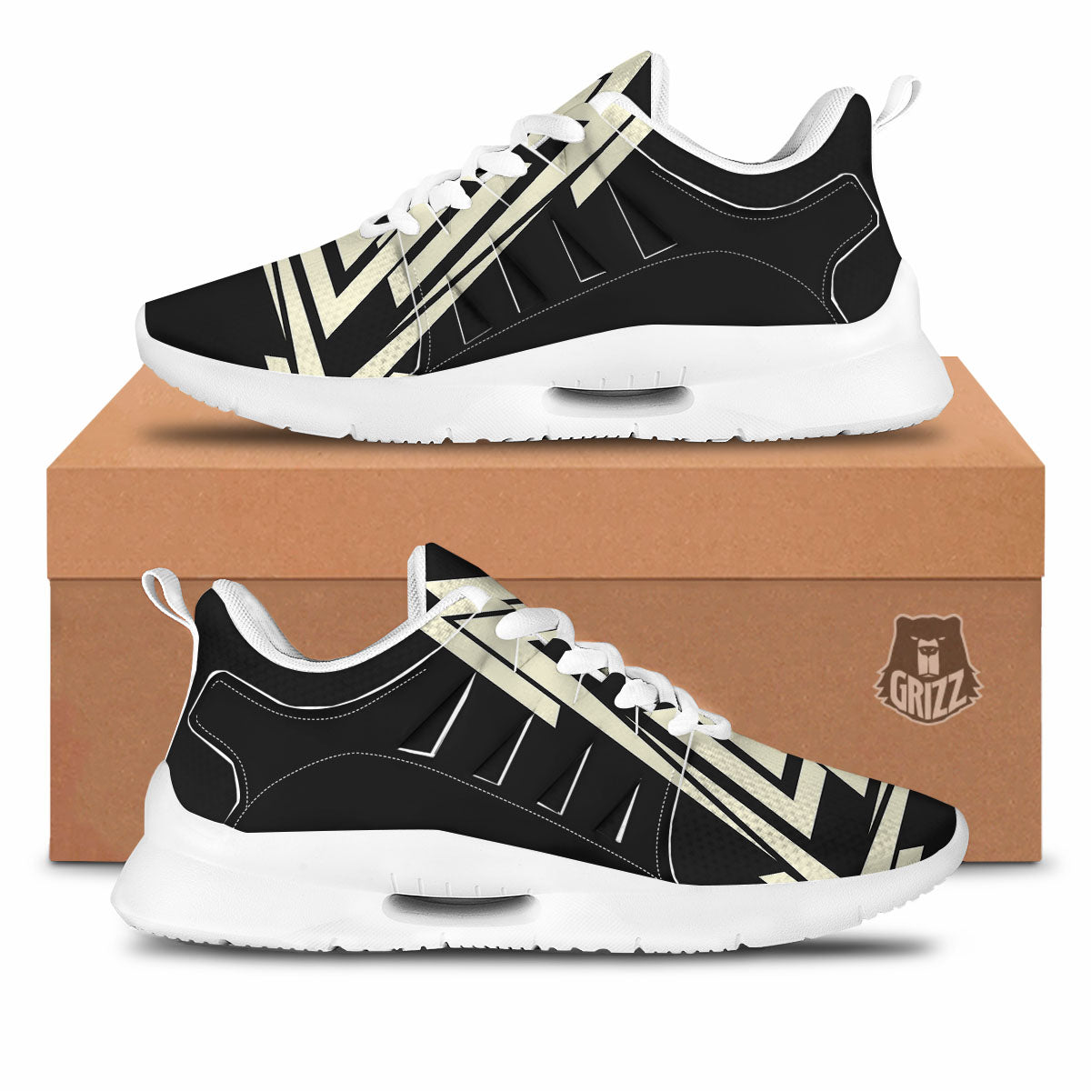 Viking Valknut Scandinavian Symbol Print Tennis Shoes-grizzshop