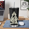 Viking Valknut Scandinavian Symbol Print Tumbler-grizzshop