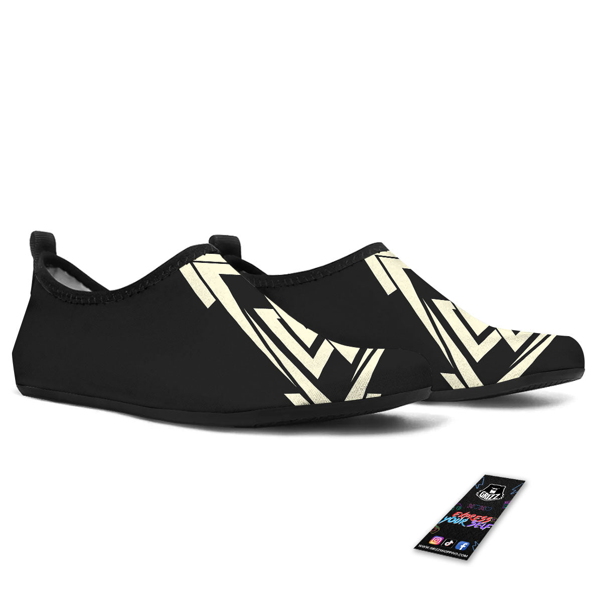 Viking Valknut Scandinavian Symbol Print Water Shoes-grizzshop