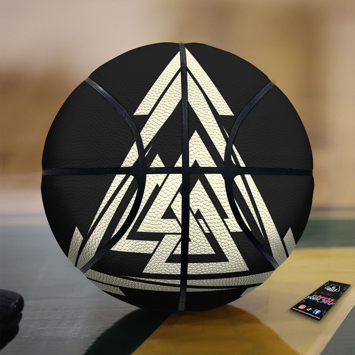 Wave Water Print Pattern Basketball